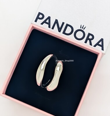 PANDORA パンドラ ESSENCE14k ♡◆ Authentic Pandora Essence Collection Silver & 14k Gold Love