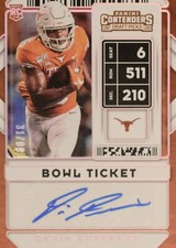 2020 Panini Contenders Draft Picks Football College Ticket Autographs #222: 2