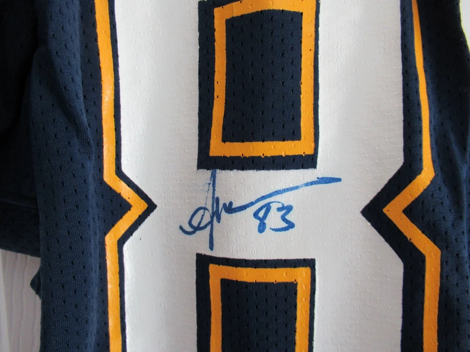 Camiseta deportiva Anthony Miller autografiada de los San Diego Chargers edición del juego corte profesional talla grande Foto 2 de 4