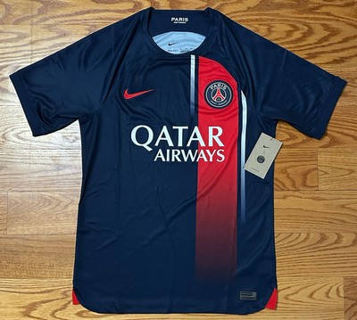 NWT! Mens Nike Paris Saint-Germain PSG 2023/2024 Stadium Home Jersey Small $95
