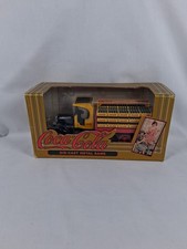 Vintage Coca-Cola die-cast metal model truck bank New in Box
