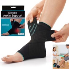 1 Elastic Ankle Support Adjustable Brace Sports Wrap Compression M