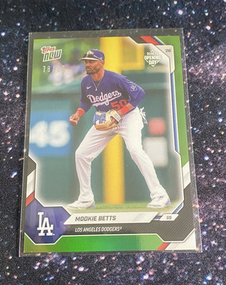 Topps 2025 Now Road to Opening Day Green #OD-272 Mookie Betts Dodgers /99