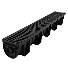 Drainage Trench Driveway Channel Drain Kit Grate- 5.9x5.1"-6 Pack