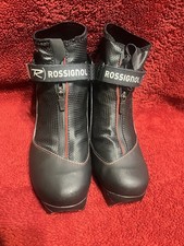 Rossignol XC5 TOUR CROSS COUNTRY SKY BOOTS Black Z 37 Made In Canada