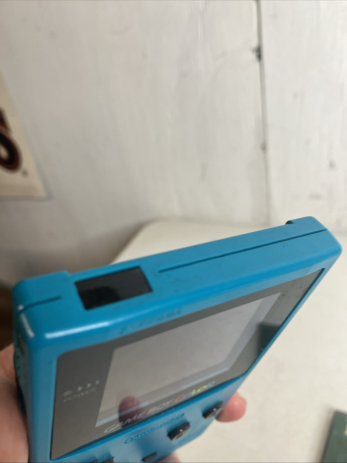 Nintendo Game Boy Color Handheld Game Console - Teal W/ 1 Game Yu-Gi-Oh! Dark