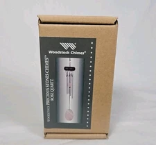 Woodstock Chimes Precious Stones Rose Quartz Wind Chime NIP Percussion Windchime