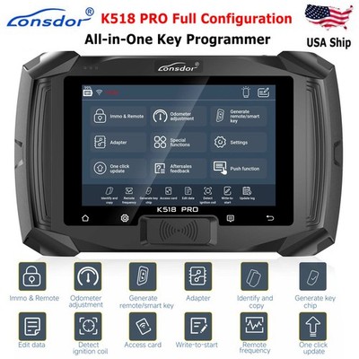 Lonsdor K518 PRO Full Version Prog/rammer Od0meter LKE Smart Simulator Function