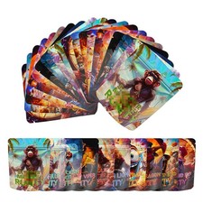 100pcs Mixed Stand Up Mylar Bags Smell Proof Zip Seal 3.5g Food Storage Pouch