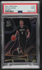 2021 Panini Spectra Spectracular Debut Silver Prizm Zach LaVine PSA 9 MINT 9l4