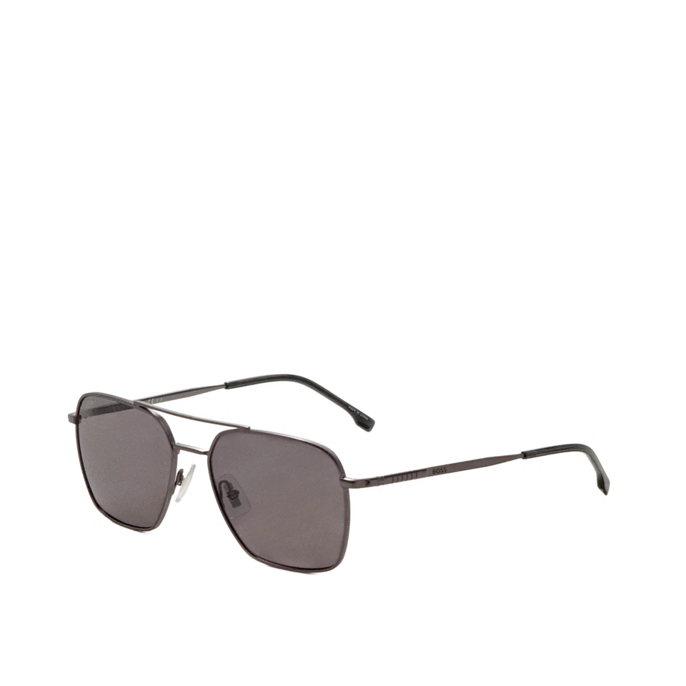 Gafas de sol polarizadas Hugo Boss para hombre 57 mm mate rutenio oscuro BOSS1414-S-R80-57