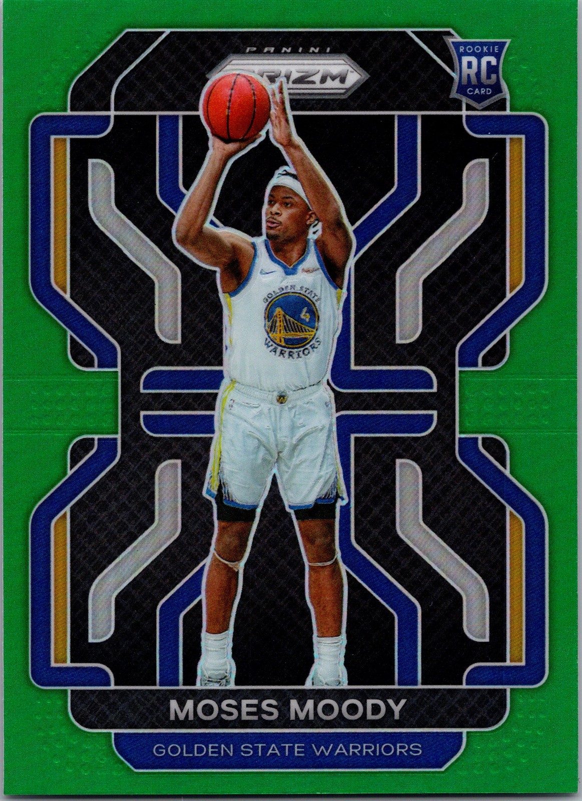 2021-22 Panini Prizm #308 Moses Moody Green