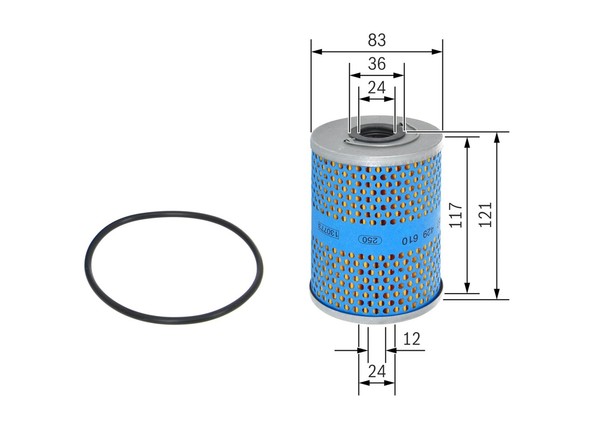 Bosch ÖLfilter 1 457 429 610 Filtereinsatz FüR Mercedes Sl W126 Klasse W116 R107-image