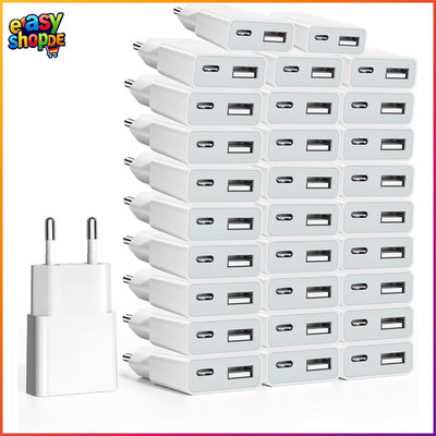 USB Ladegerät 5W 2Port Netzteil 5V 1A Adapter für Smartphone eBook Reader Weiß