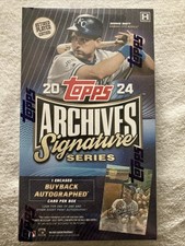 2024 Topps Archives Signature Series Retired Player Hobby Box - New/Sealed