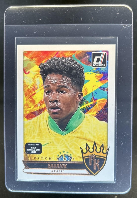 2025-26 Panini Donruss Road to FIFA World Cup 26' Endrick Pitch Kings #13 Brazil
