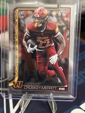 2025 Topps Chrome Football Jacoby Croskey-Merritt Base (RC) #387