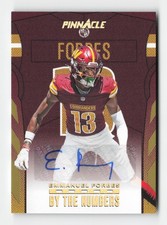 2024 Panini Encore Emmanuel Forbes By the Numbers Autographs Gold #/10