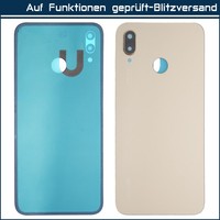 FüR Huawei P20 Lite Akkudeckel Backcover Mit Kameralinse +Kleber In Glod