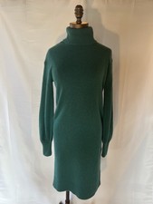 J crew Teal Turtleneck Sweater Dress - XXS - NWT