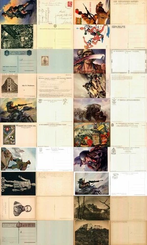 WW2-RSI-SOCIAL-REGIMENTAL MILITARY MILITARY MILITARY MILITARY lot 20 pieces-017A