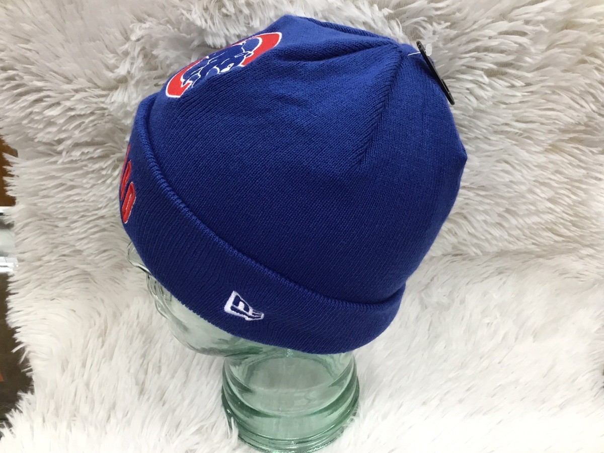 MLB 2026 Chicago Cubs Men's Beanie New Era Authentic Collection