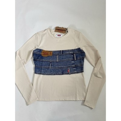 New Levis X ADSB Andersson Bell Second Skin Top Long Sleeve Shirt Size Large