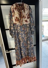 ZARA WOMAN Vintage-Style Floral Maxi Dress – BNWT – Size M