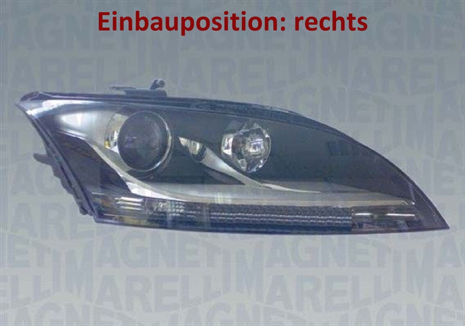 MAGNETI MARELLI 711307022656 Hauptscheinwerfer rechts Scheinwerfer für Audi