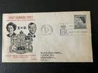 Canada 1957 #374 5c Royal Visit - 3 FDCs