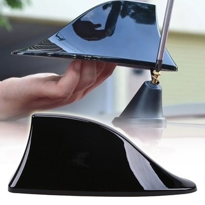 Gloss Black Shark Roof Antenna Radio FM/AM Cover Aerial For Mini Cooper R53 R50-