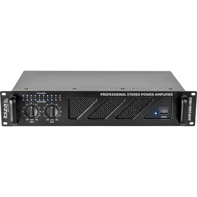 IBIZA AMP2000-MKII PA VERSTÄRKER 2x1500W ENDSTUFE EVENT KONZERT KARAOKE DJ REDE