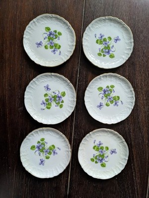 AK Kaiser Viola  6 Glas Untersetze Aus Porzellan