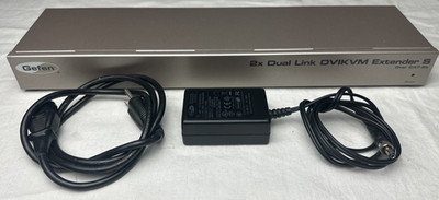 Gefen EXT-2DVI-DLKVM-CAT6 S 2X Dual Link DVIKVM Extender S Over Cat-6a Power Sup