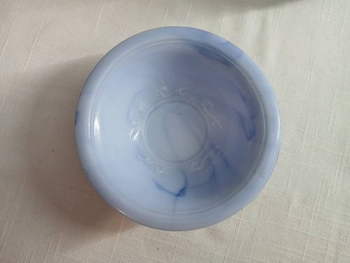 Vintage 1978 Avon blauer Glaskrug und Schüssel - Bild 3 von 21