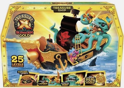 Treasure x Versunkenes Schatzschiff Piratenschiff Action-Figur