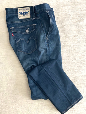 RARE Vntg LEVIS 2000s Ltd Edition Hand stitched Details Jeans Sz 32 Denim Pants
