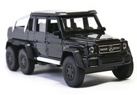Welly Mercedes Benz G63 Amg 6X6 Schwarz MaßStab 1:34 1:39 4,5 Zoll Diecast Auto
