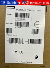 New HPE 872489-B21 872771-001 2TB SATA 6Gb 7.2K 3.5" LFF SC MDL HDD Hard Drive