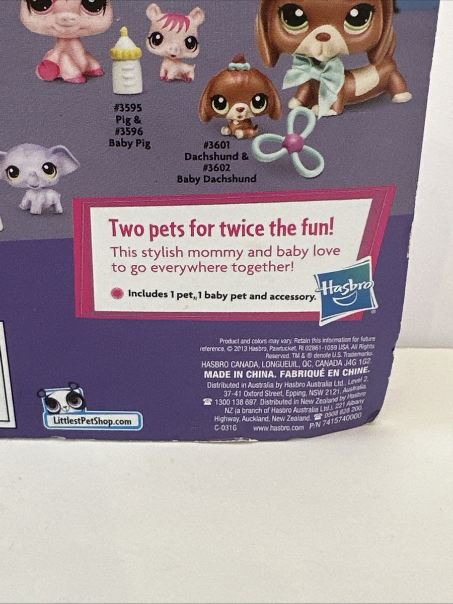 Littlest Pet Shop Lps Hasbro Mommy Tiger 3593 Lion Purple