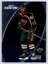2002-03 Be a Player Signature Series Andrew Brunette Minnesota Wild #051