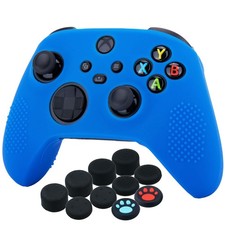 Silicone Cover Skin Case for Xbox Series X/S Controller x 1 Blue with Thumb Gri