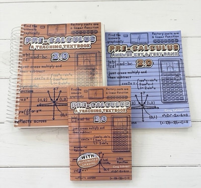 A Teaching Textbook Pre-Calculus 2.0 CD set Student Work Book Answer Key Test