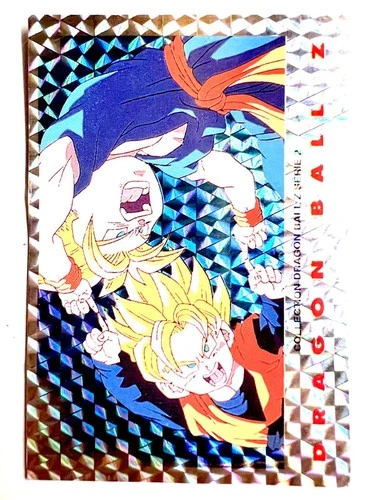 Dragon Ball Z Son Goten y Trunks Serie Plateada Carta N�mero 34