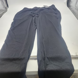 МУЖСКИЕ СПОРТИВНЫЕ БРЮКИ BLUE ICE С ЧЕРНЫМИ ЗАВЯЗКАМИ - РАЗМЕР: МУЖСКОЙ L - ЧЕРНЫЙ