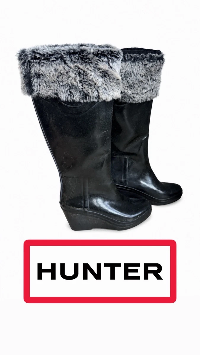 Hunter Gray Women's Rain Boot for sale | eBay