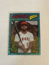 Angels Jorge Soler 2026 Topps Heritage Chrome Aqua Sparkle #37