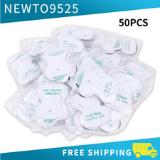 50x Snap On Replacement Electrode Pads Bulk For Tens Unit Therapy Massager US