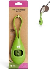 Pack of 2 Earth Rated Dog Poop Bag Dispenser  15 Lavender Scented Bags