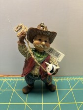 Cowboy with Lasso  Calf Ornament